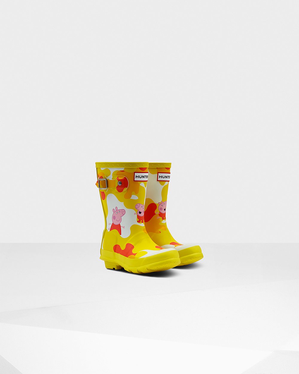 Bottes de Pluie Hunter Original Petits Peppa Pig Enfant Jaune TWZLAGK-47